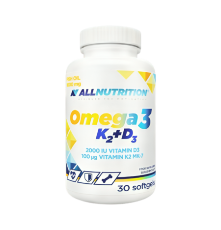 Allnutrition Omega 3, K2+D3 30 Gelkapslar