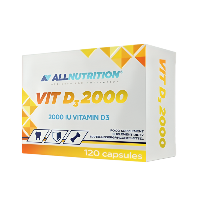 Allnutrition Vit D3 2000IU 120 Kapslar