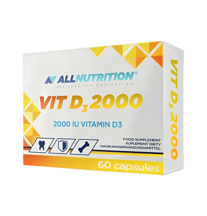 Allnutrition Vit D3 2000IU 60 Kapslar