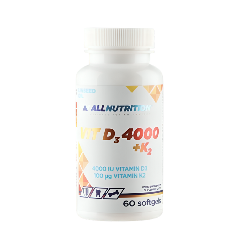 Allnutrition Vitamin D3 4000 + K2 60 Kapslar