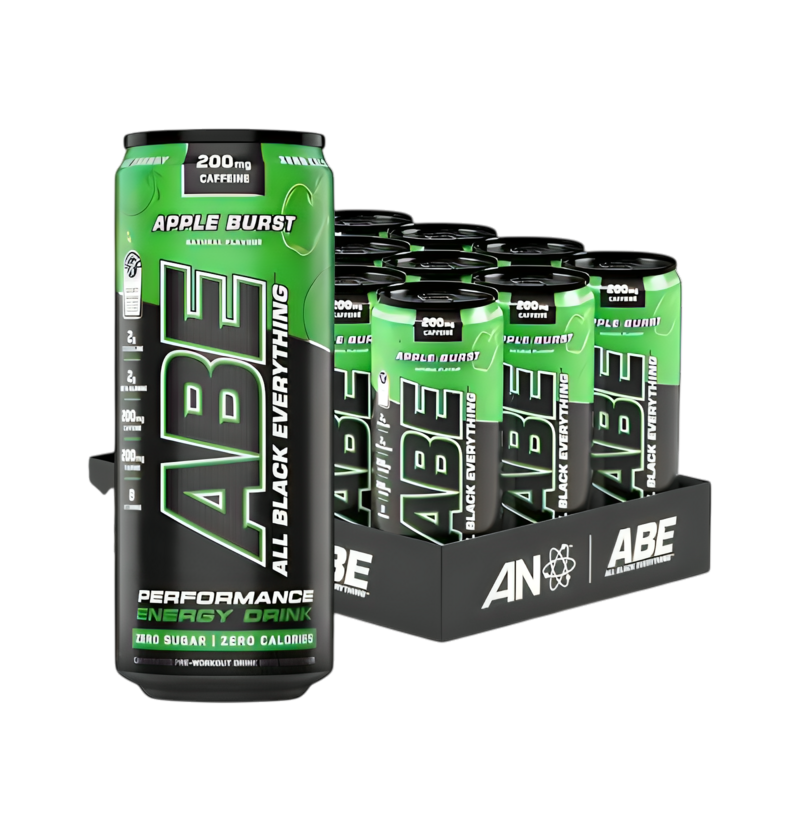 Applied Nutrition ABE Energy + Performance Burkar, Apple Burst - 12 x 330ml