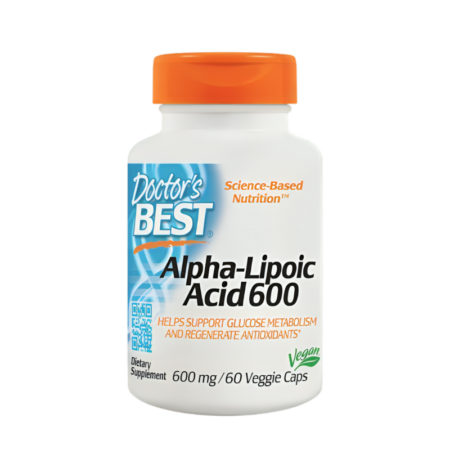 Doctor's Best Alpha-Lipoic Acid 600mg 60 Kapslar