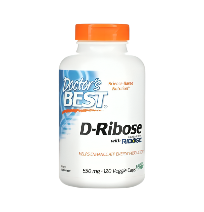 Doctor's Best D-Ribose 850mg 120 Kapslar