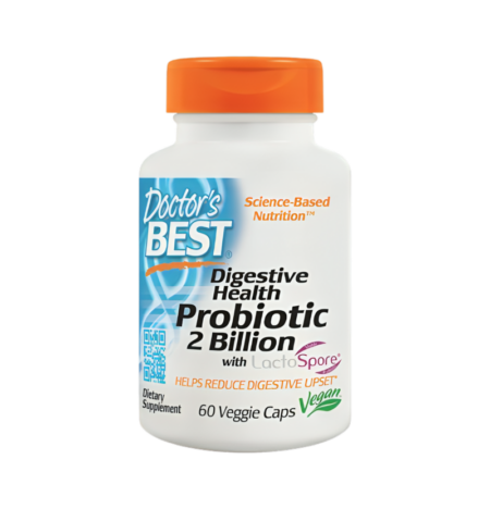 Doctor's Best Digestive Health Probiotic 2 Billion with LactoSpore 60 Kapslar