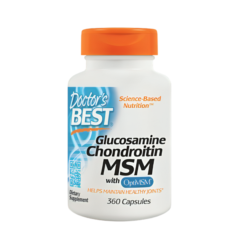 Doctor's Best Glucosamine Chondroitin MSM med OptiMSM 360 Kapslar