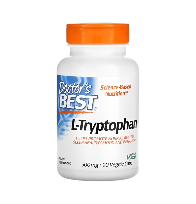Doctor's Best L-Tryptophan 500mg 90 Kapslar