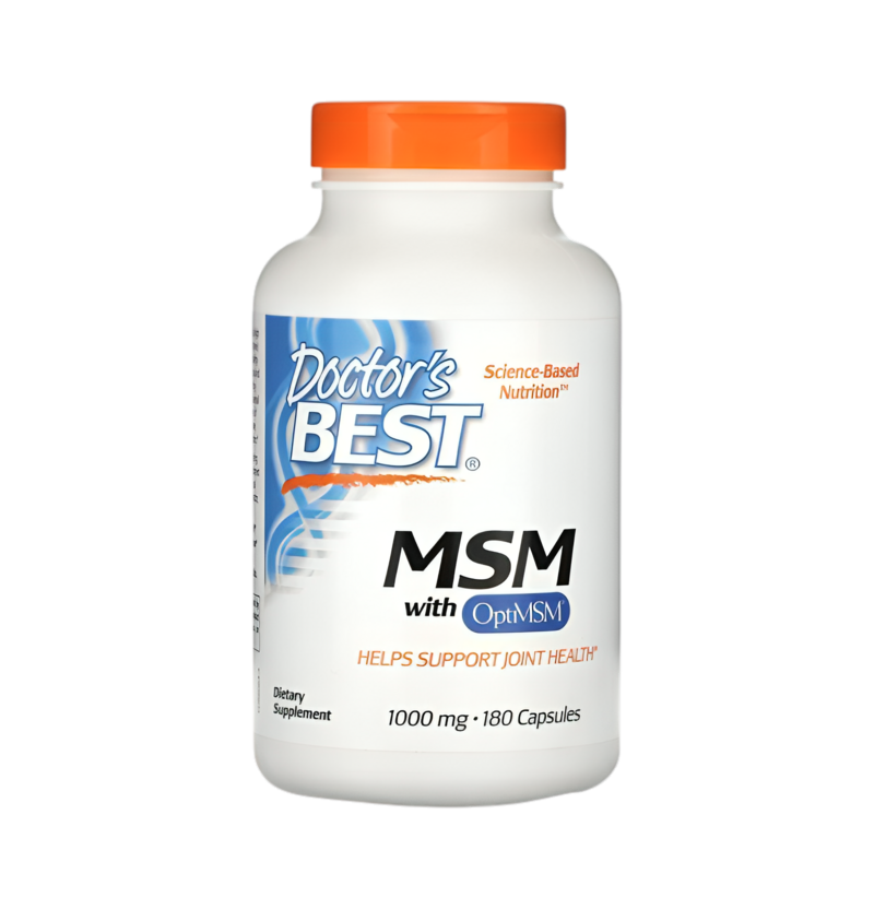 Doctor's Best MSM with OptiMSM 1000mg 180 Kapslar