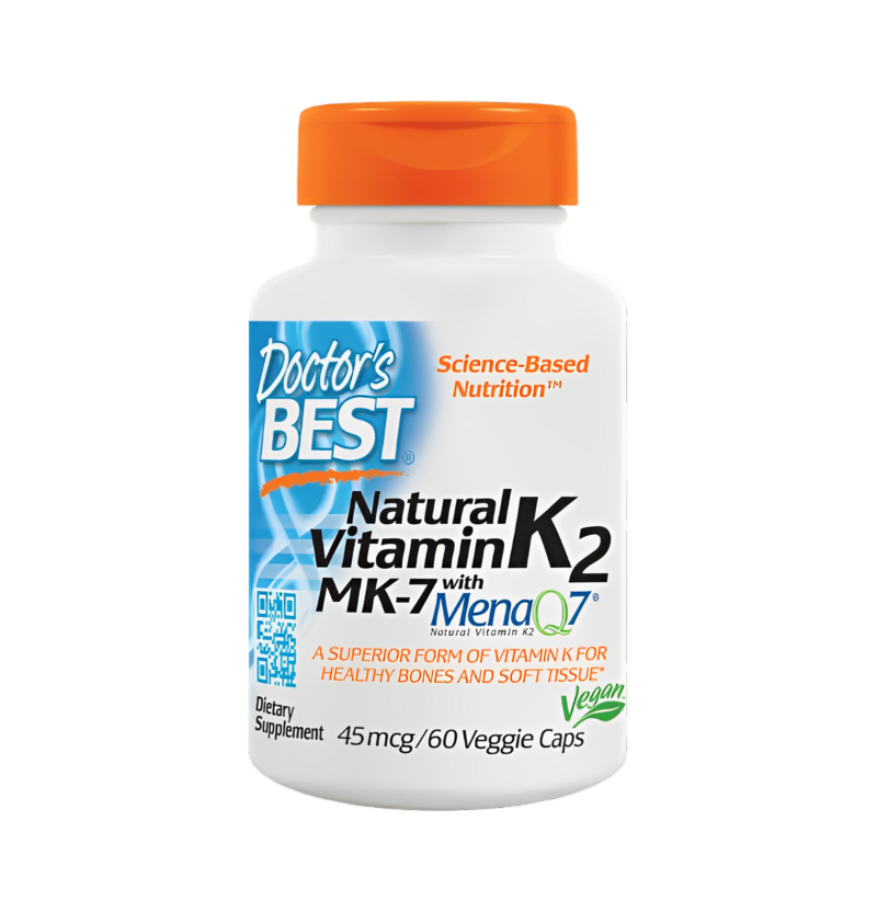 Doctor's Best Natural Vitamin K2 MK7 with MenaQ7 45mcg 60 Kapslar