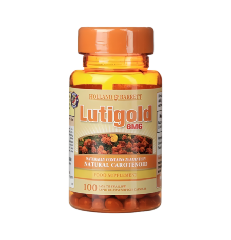 Holland & Barrett Lutigold Lutein 6mg 100 Kapslar