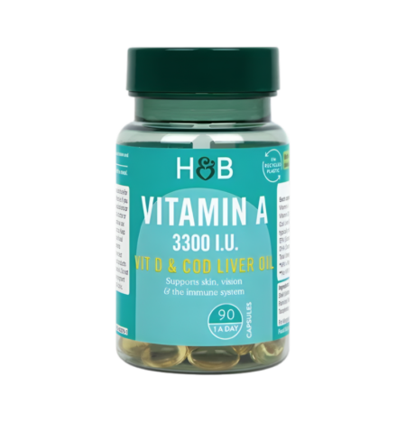 Holland & Barrett Vitamin A 3300IU 90 Kapslar
