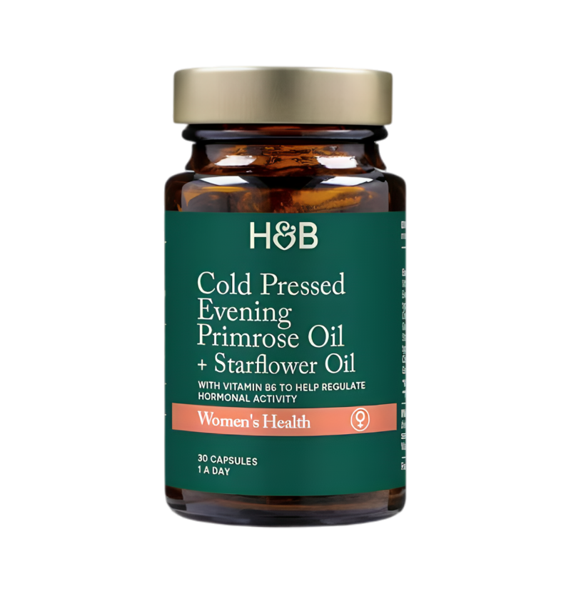 Holland & Barrett Cold Pressed Evening Primrose Oil + Starflower Oil 30 Kapslar