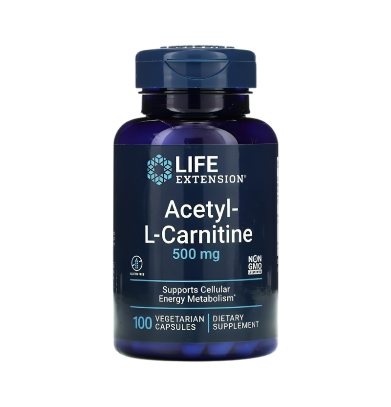 Life Extension Acetyl-L-Carnitine 500mg 100 Kapslar