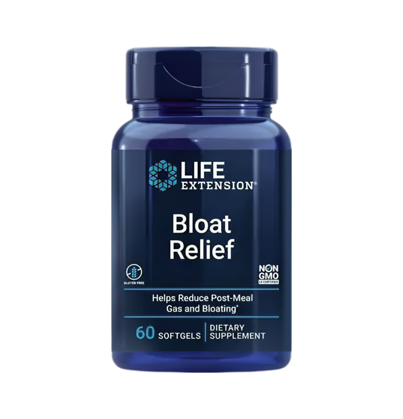 Life Extension Bloat Relief 60 Mjukgelkapslar