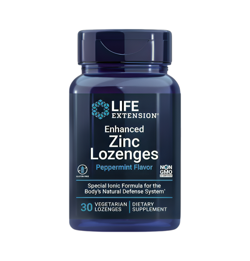 Life Extension Enhanced Zinc Lozenges Peppermint 30 Sugtabletter