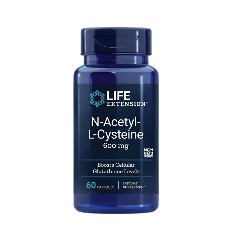 Life Extension N-Acetyl-L-Cysteine 600mg 60 Kapslar