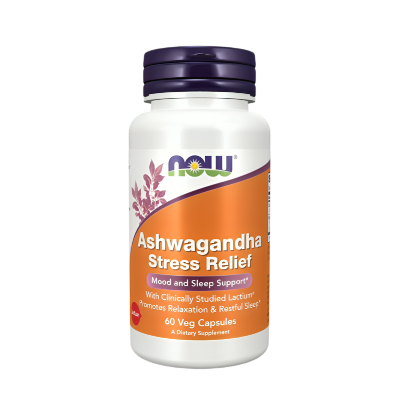 NOW Foods Ashwagandha Stress Relief 60 Kapslar