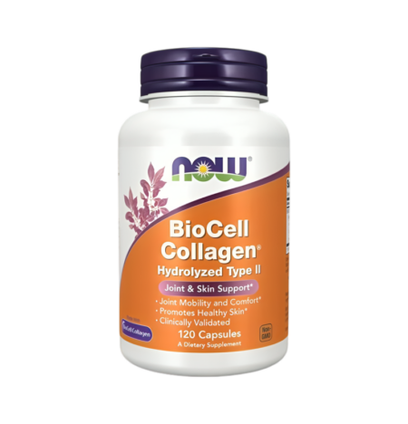 NOW Foods BioCell Collagen Hydrolyzed Type II 120 Kapslar