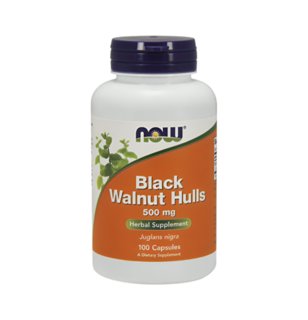NOW Foods Black Walnut Hulls 500mg 100 Kapslar