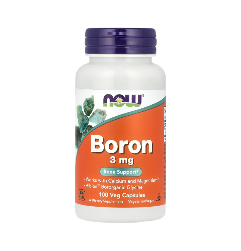 NOW Foods Boron 3mg 100 Kapslar