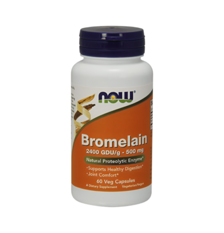 NOW Foods Bromelain 500mg 60 Kapslar