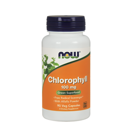 NOW Foods Chlorophyll 100mg 90 Kapslar