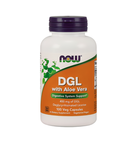NOW Foods DGL with Aloe Vera 100 Kapslar