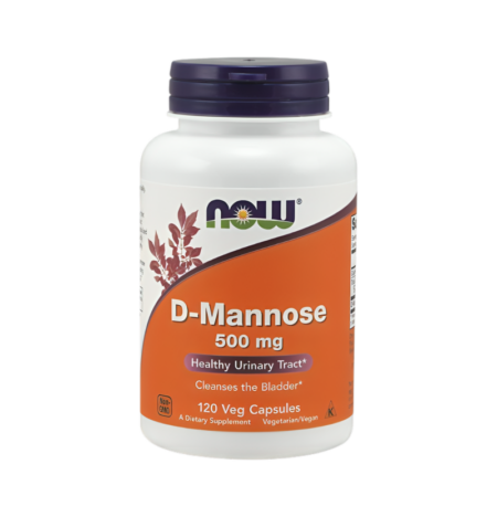 NOW Foods D-Mannose 500mg 120 Kapslar