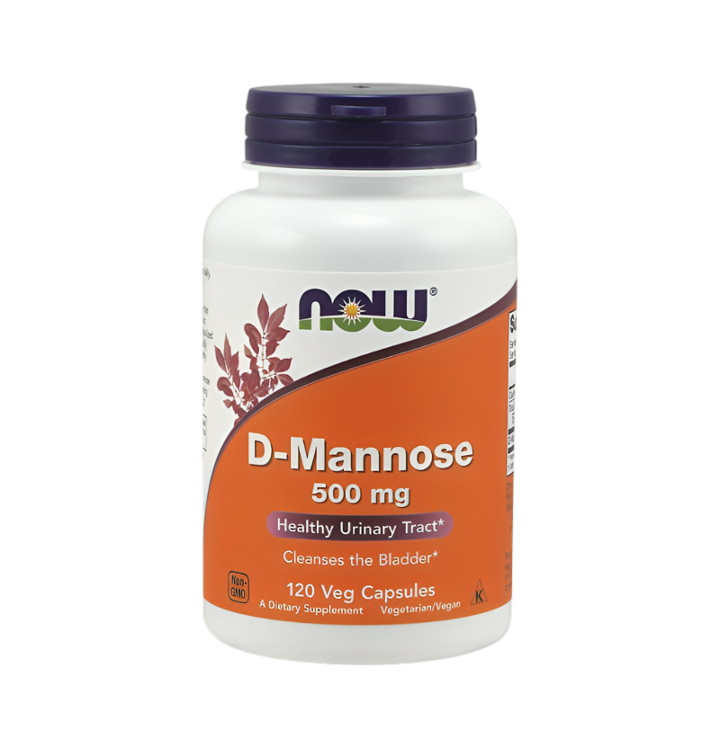 NOW Foods D-Mannose 500mg 240 Kapslar
