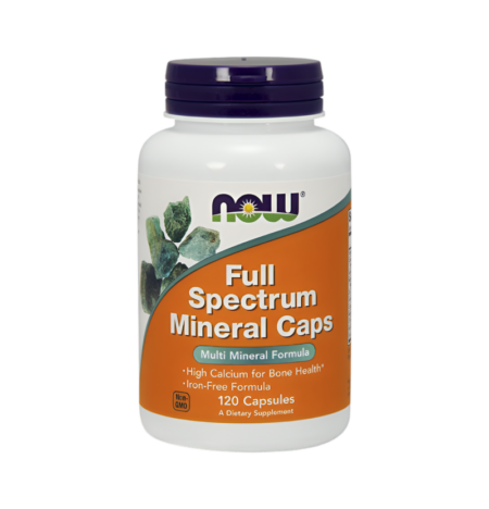 NOW Foods Full Spectrum Minerals, Iron-Free 120 Kapslar