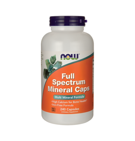 NOW Foods Full Spectrum Minerals, Iron-Free 240 Kapslar