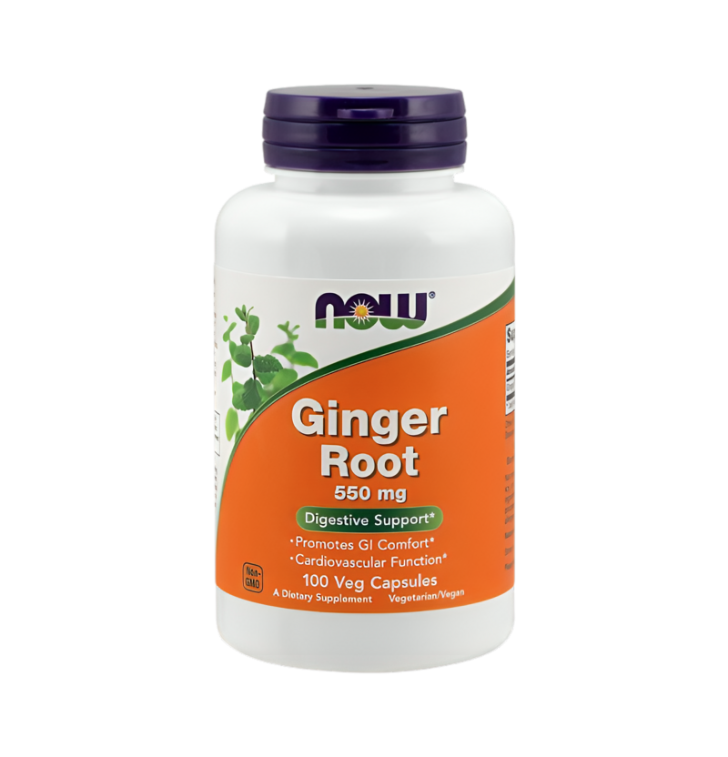 NOW Foods Ginger Root 550mg 100 Kapslar