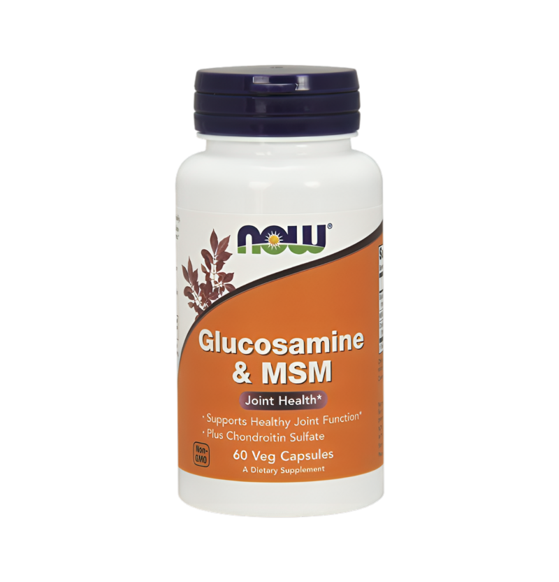 NOW Foods Glucosamine & MSM 60 Kapslar