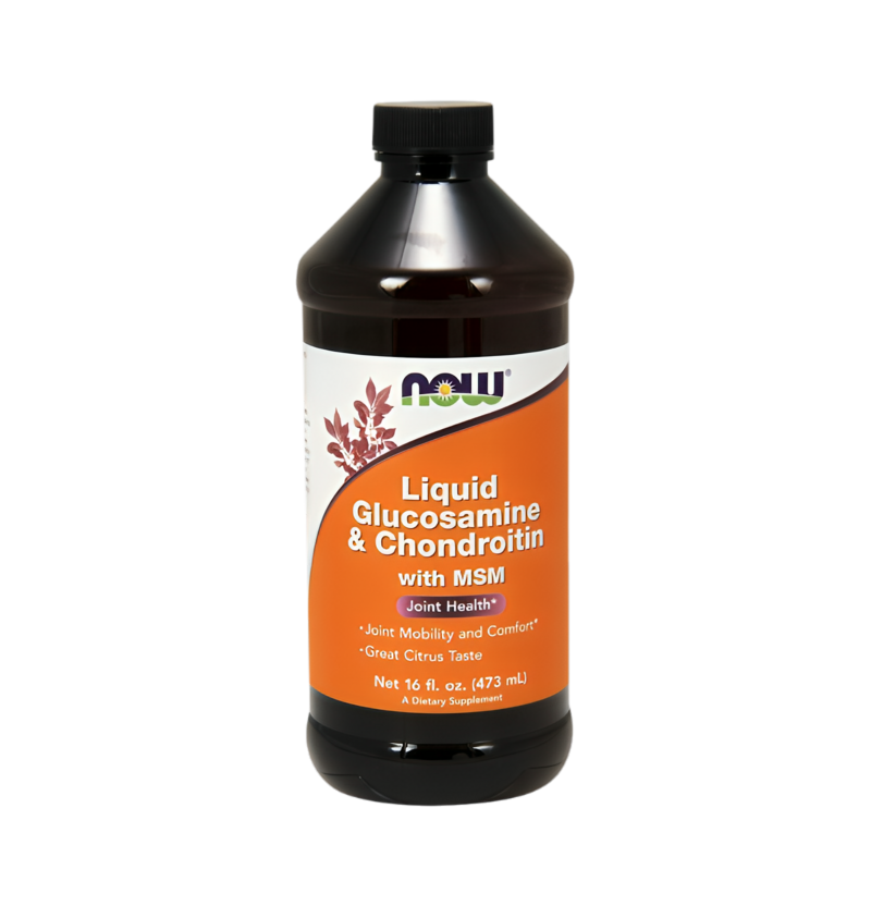 NOW Foods Glucosamine & Chondroitin with MSM 473ml Vätska