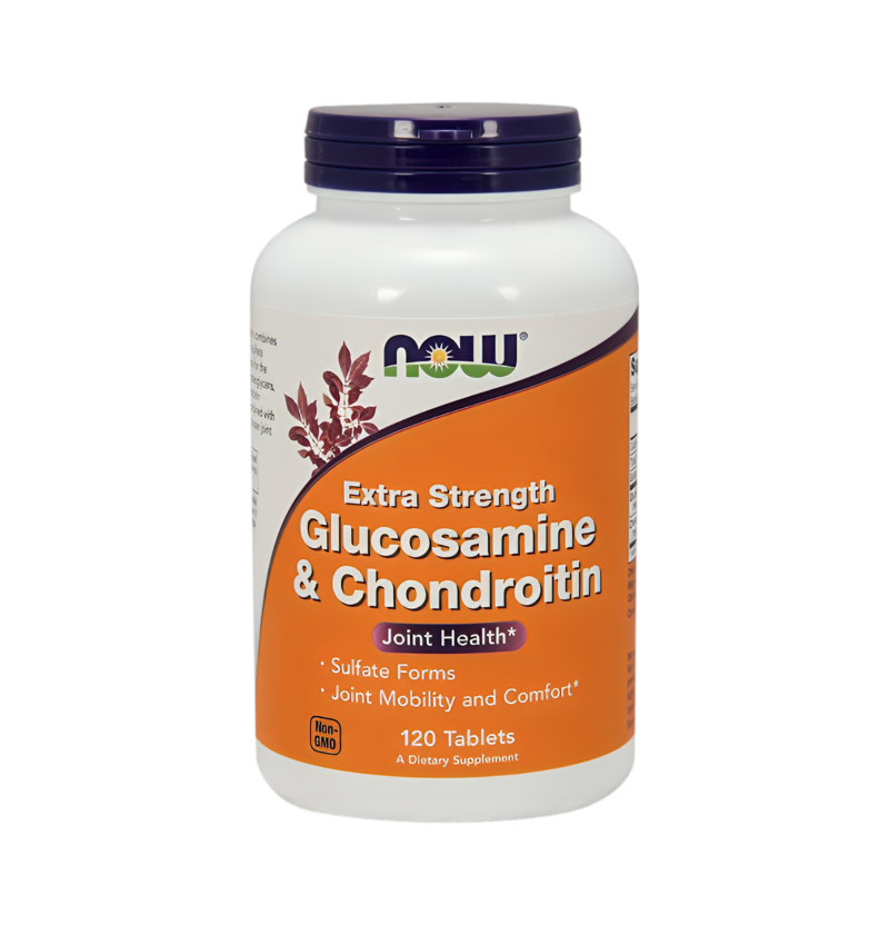 NOW Foods Glucosamine & Chondroitin Extra Strength 120 Tabletter