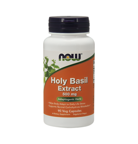 NOW Foods Holy Basil Extract 500mg 90 Kapslar