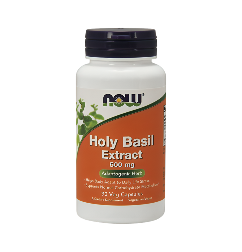 NOW Foods Holy Basil Extract 500mg 90 Kapslar