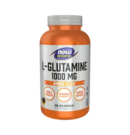 NOW Foods L-Glutamine 1000mg 240 Kapslar