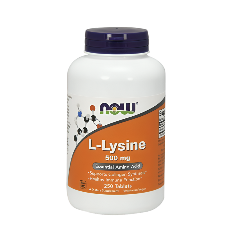 NOW Foods L-Lysine 1000mg 250 Tabletter