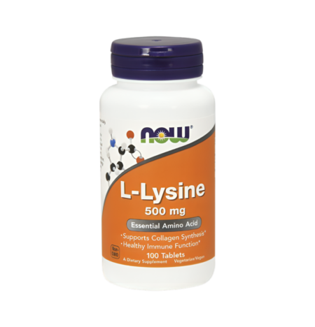 NOW Foods L-Lysine 500mg 100 Tabletter