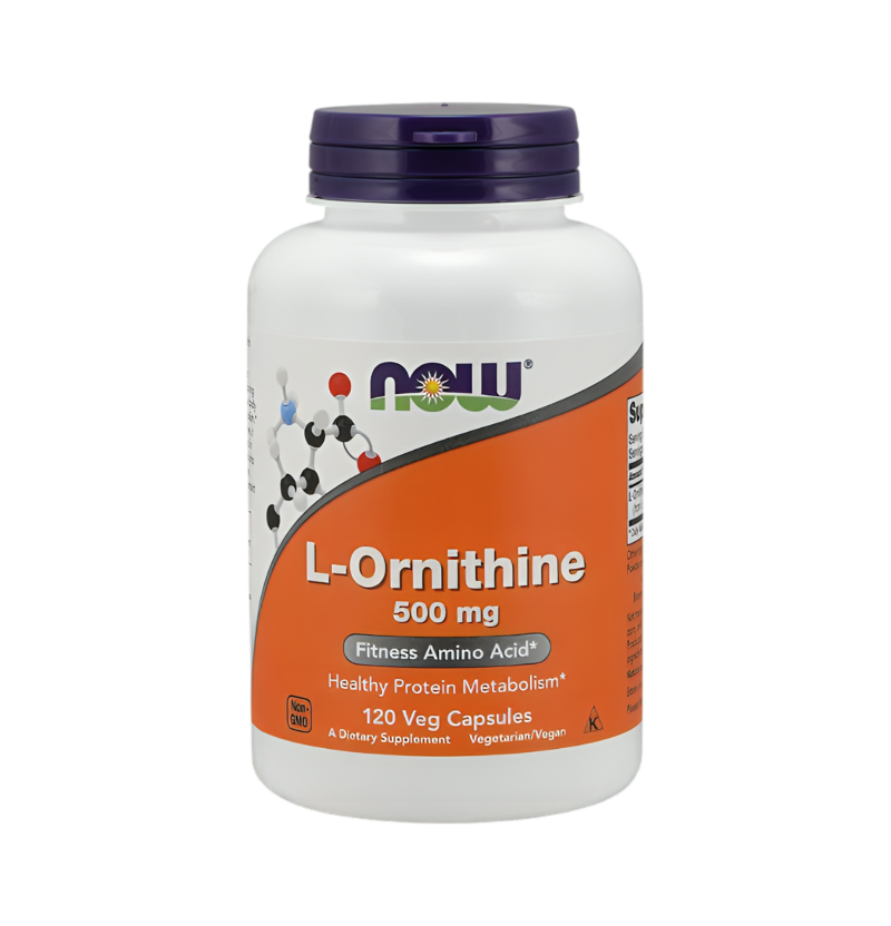 NOW Foods L-Ornithine 500mg 120 Kapslar