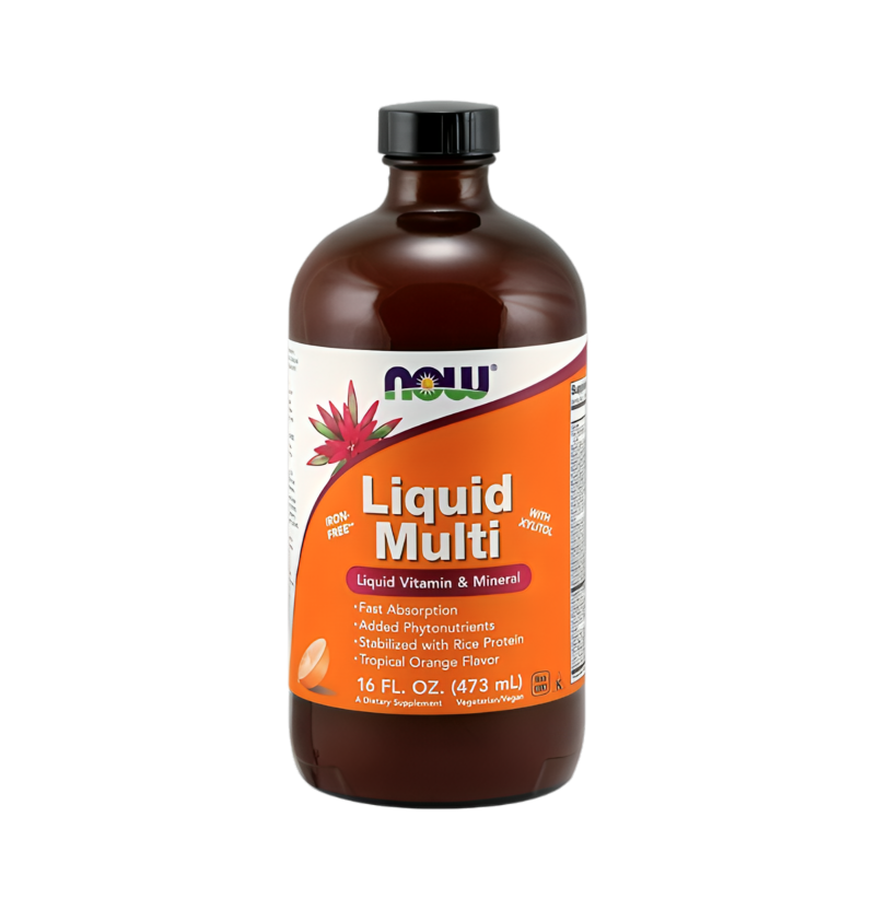 NOW Foods Liquid Multi Wild Berry (Iron Free) 473ml