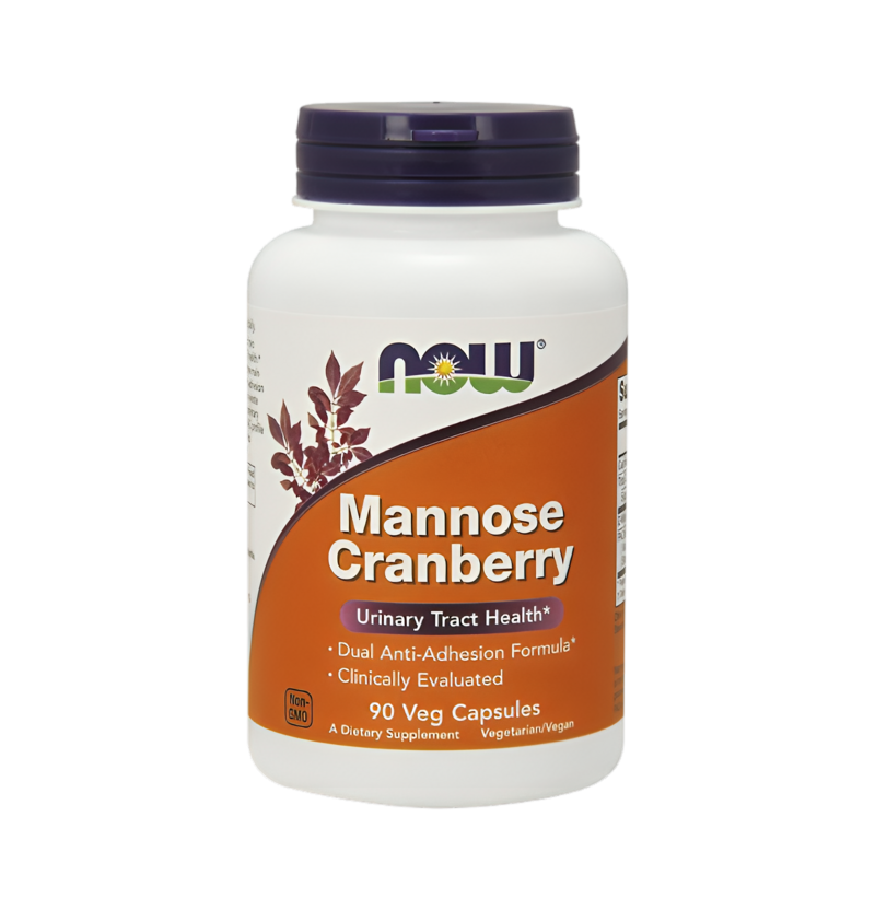 NOW Foods Mannose Cranberry 90 Vegetariska Kapslar