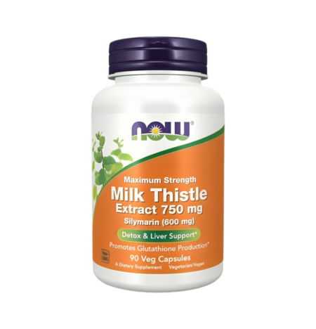 NOW Foods Milk Thistle Extract 750mg Maximum Strength 90 Kapslar