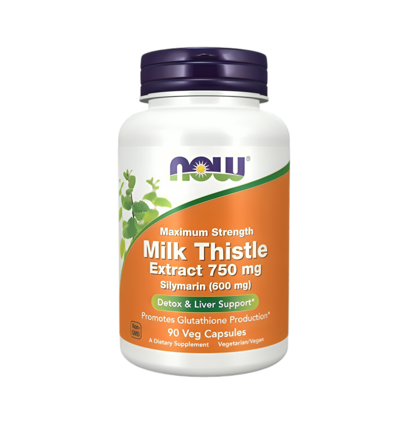 NOW Foods Milk Thistle Extract 750mg Maximum Strength 90 Kapslar