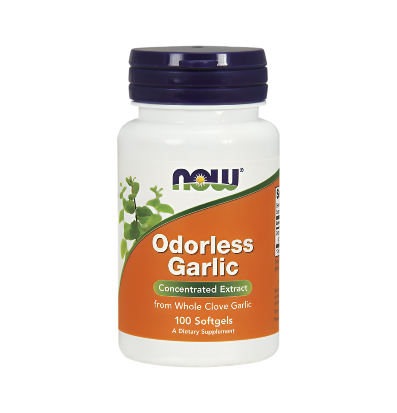 NOW Foods Odorless Garlic 100 Mjukgelkapslar