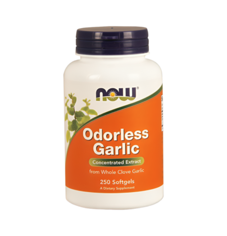 NOW Foods Odorless Garlic 250 Mjuka kapslar