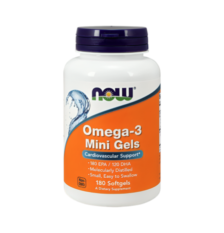 NOW Foods Omega-3 Mini Gels 180 Kapslar