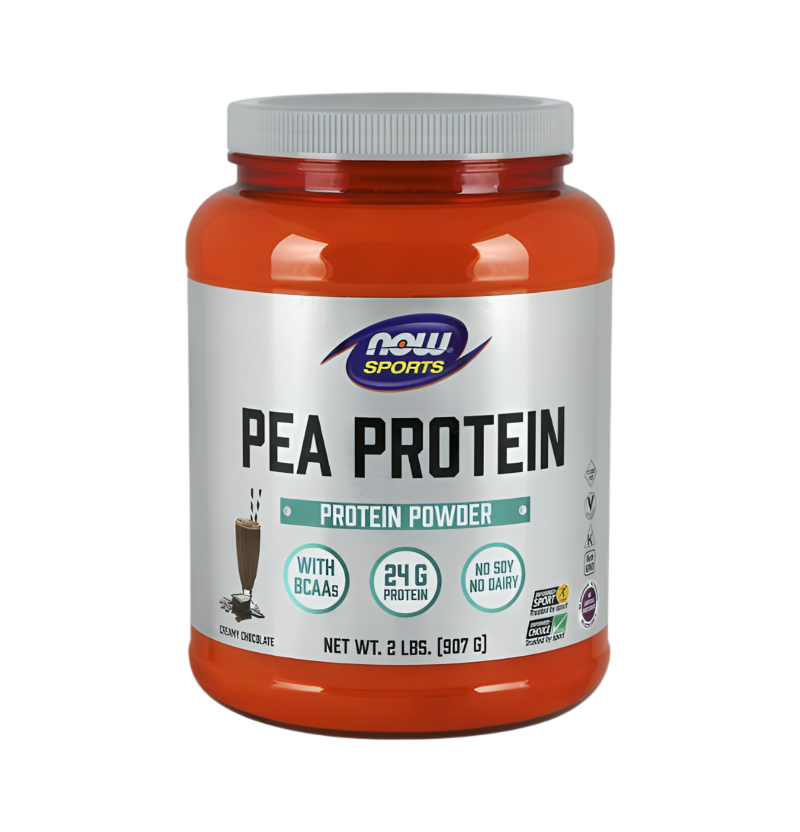 NOW Foods Pea Protein, Dutch Chocolate 907g
