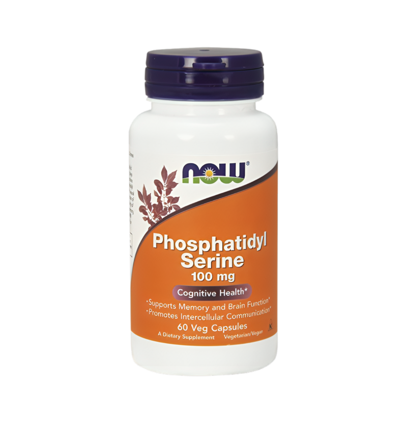 NOW Foods Phosphatidyl Serine 100mg 60 Vegetariska Kapslar