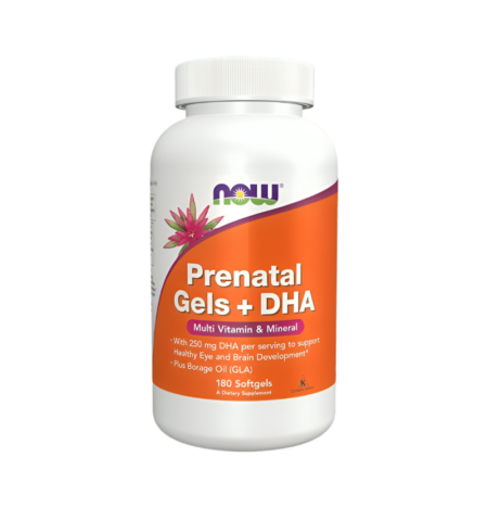 NOW Foods Prenatal Gels + DHA 180 Mjukgelkapslar
